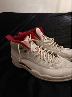 White & Red Jordan 11s