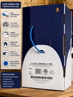 CAT6E 600MHz CMR Communication Cable