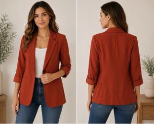 Beninos one-button business casual blazer, size L
