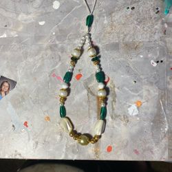 Green Phone Charm