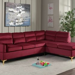 Vogue - Red Sectional

