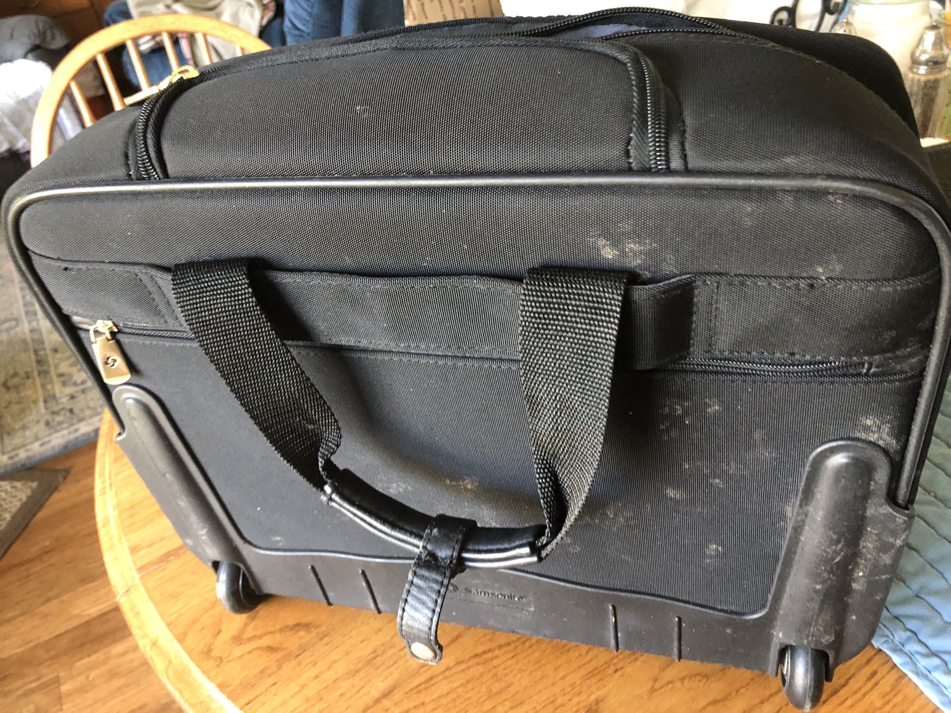 Samsonite Leather Computer Carrying Case