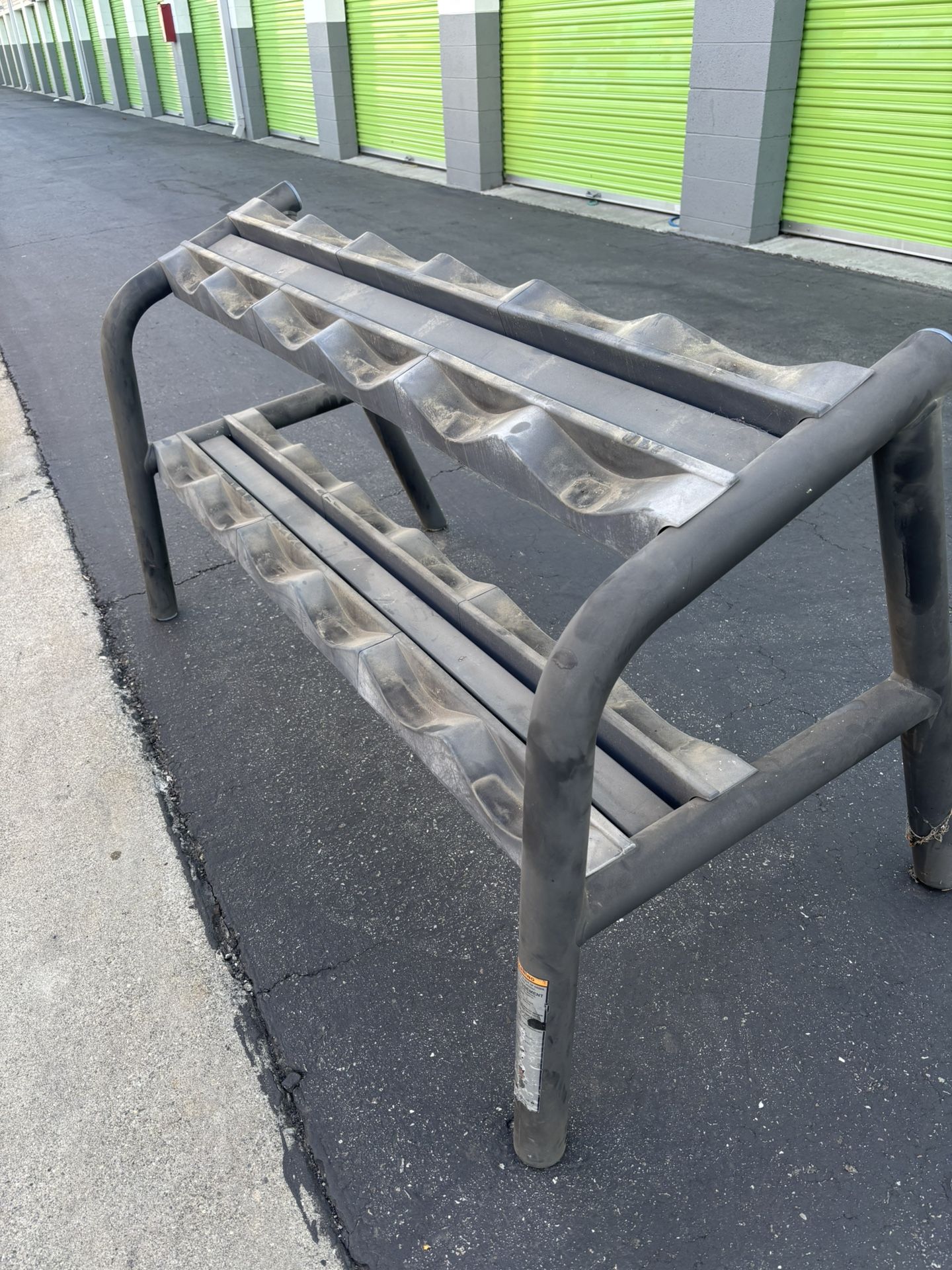 Technogym Dumbbell Weights Rack $50 Firm