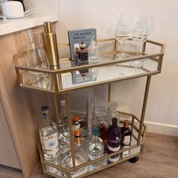 Gold Bar Cart