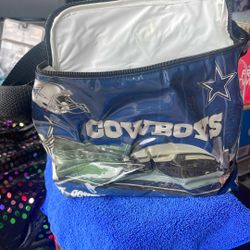 Vtg Dallas Cowboys Football Insulated Lunch Bag