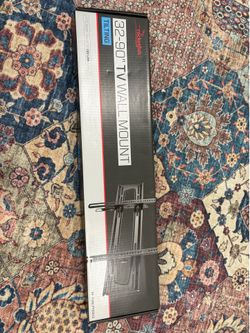Mounting kit (wall mount) - tilt - for LCD TV - metal - black - screen size: 32"-75"
