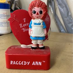 Raggedy Ann 1973 Battery Operated Tooth Brush