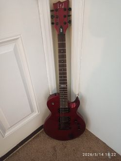 Red ESP LTD EC-100 Electric Guitar