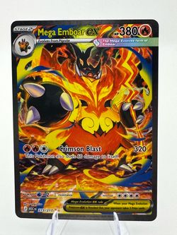 Mega Emboar ex Pokémon Card 273/217