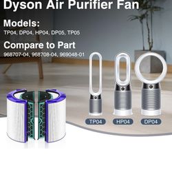 Dyson Pure, TP04 Replacement Filter for Dyson HP04 TP04 DP04 TP05 DP05 Air Purifi-er Sealed Two Stage
