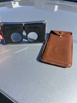 Vintage U.S. Army CF-8 Pocket Stereoscope w/ Case