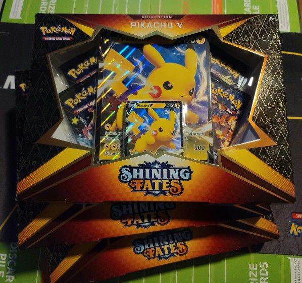Pokemon TCG Shining Fates Collection Pikachu V Box