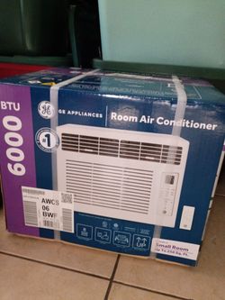 Air conditioner window unit. 6000 btu. Brand new. Unopened