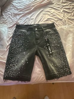Purple Jean shorts