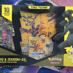 Pokemon Pikachu & Zekrom - GX Premium Collection