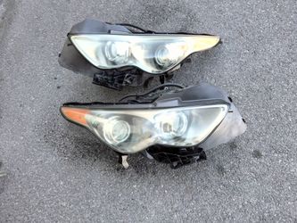 2008-2017 Infiniti EX35 EX37 QX50 Headlights Xenon Hid With All The Accessories OEM.