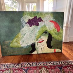 Marmont Hill Woman Painting Canvas
