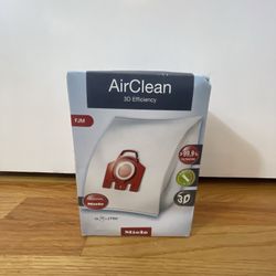 New Miele FJM Vacuum Bags 3D AirClean 4 HEPA Bags & 2 Filters Per Box