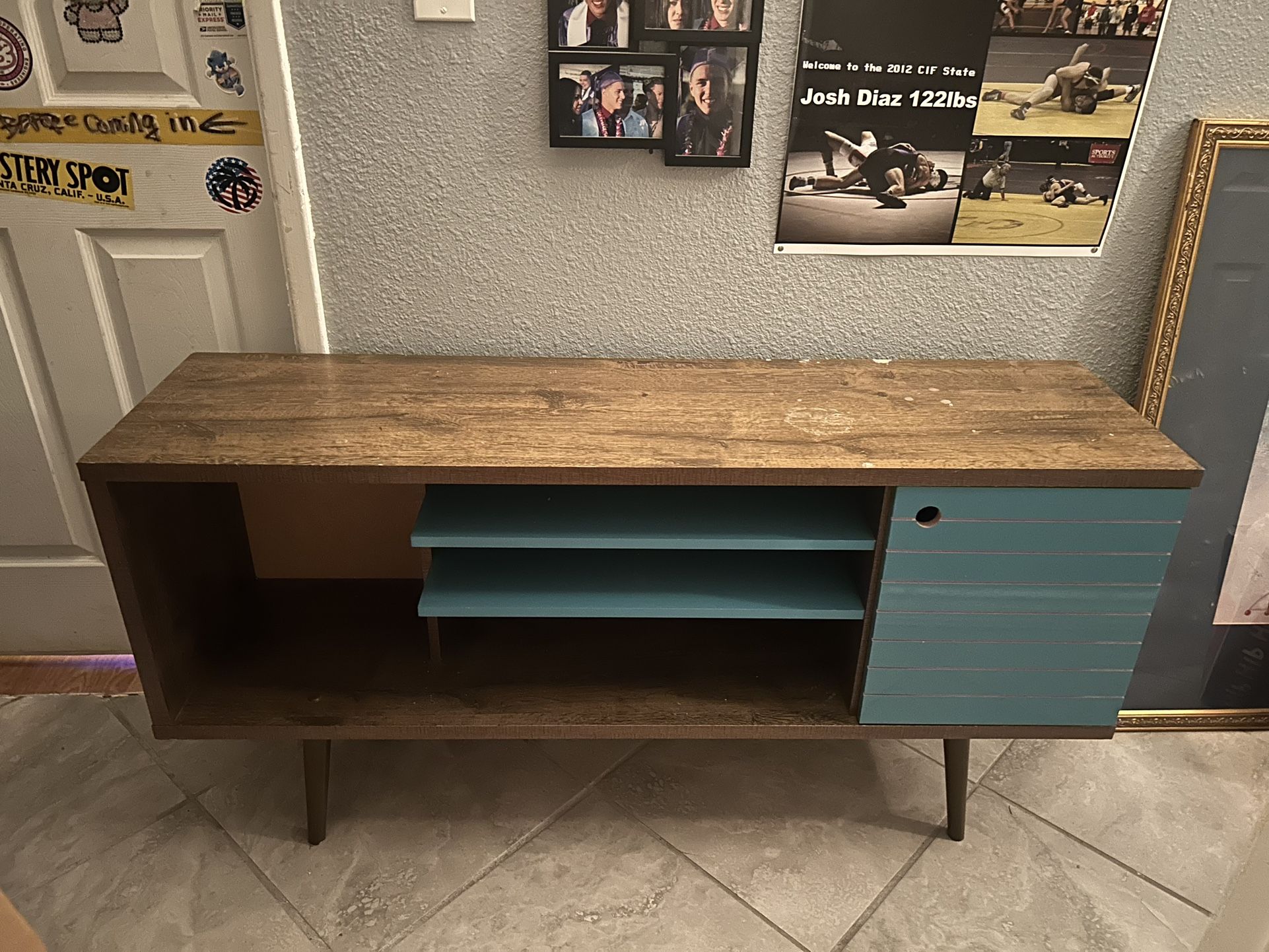tv stand mid century