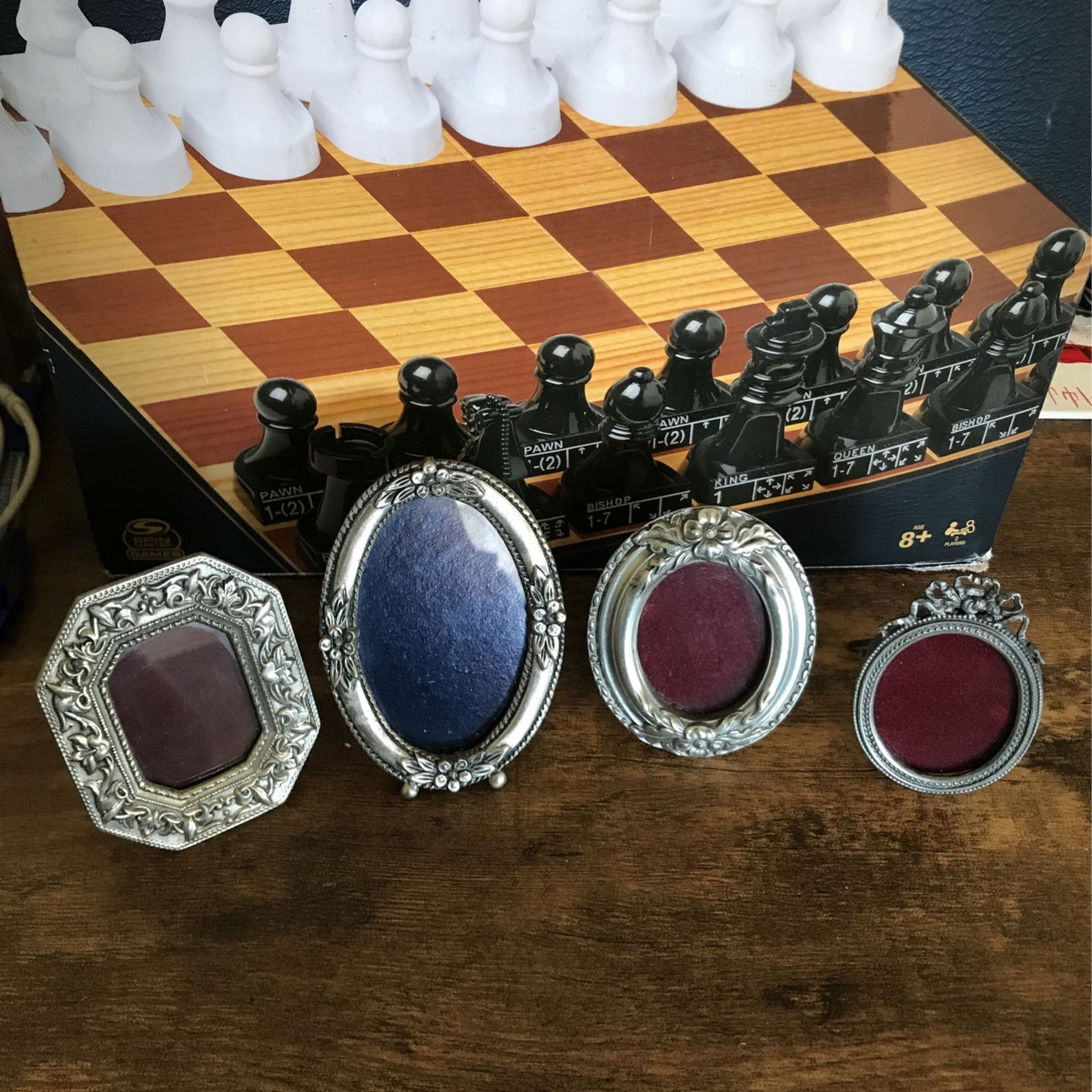 Vintage Elias Fine Pewter Picture frames