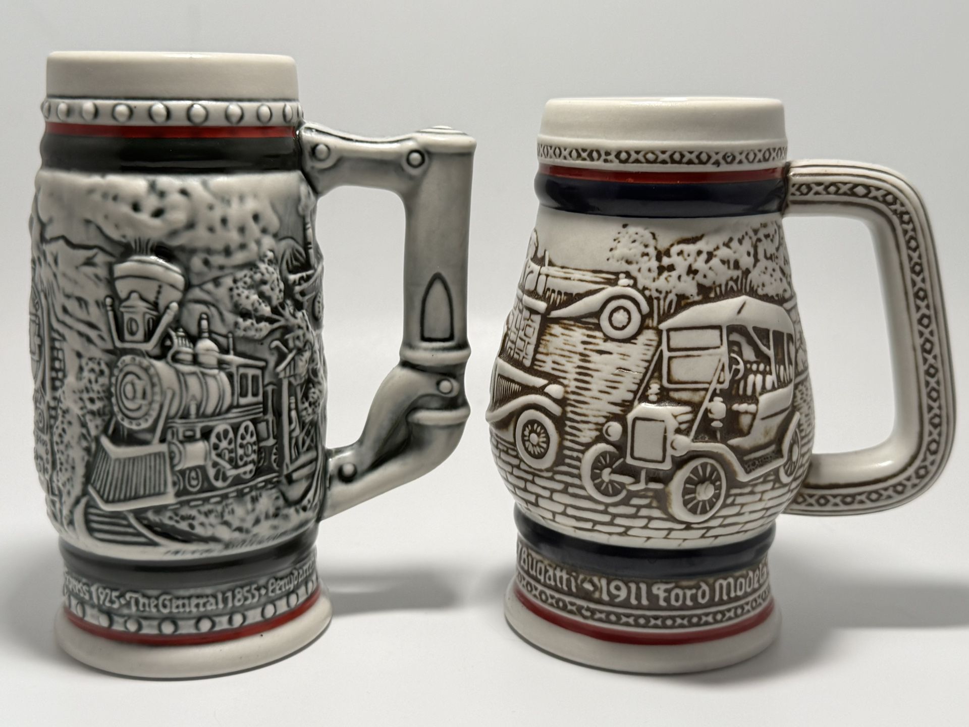Avon collectible Transportation mugs