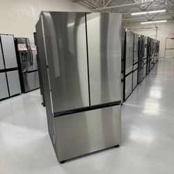 New Bespoke Fridge Bottom Freezer Water Ice Stainless Steel XL 