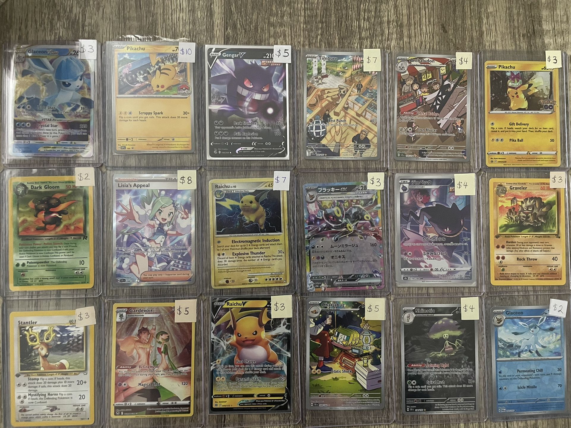 Pokemon Cards (read Description)