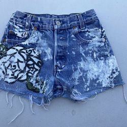 1970S To 1980S Levi’s Cut Off Shorts Custom Waist 22”