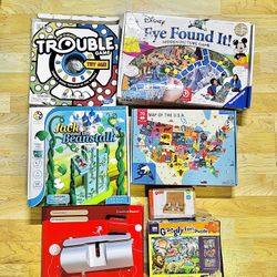 Kids board games and puzzle bundle 