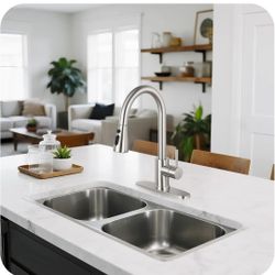 Lufg Kitchen Faucet With Pull Down Sprayer