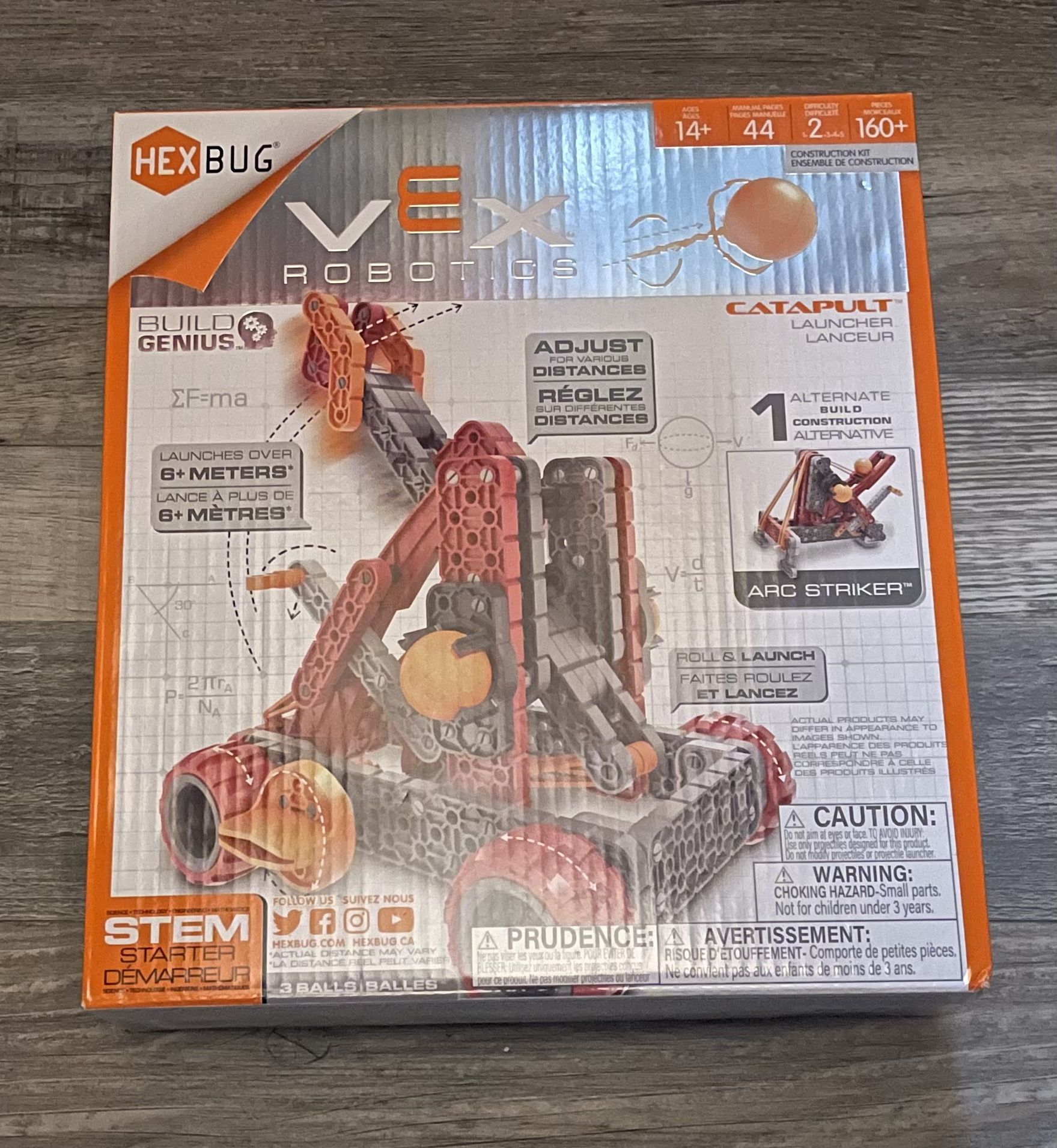 HEXBUG VEX Robotics Catapult Kit 2.0, STEM Learning, Toys for Kids