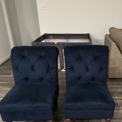Navy Blue Accent Chairs