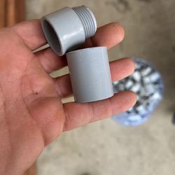 3/4 Cuplers Conduit Electrical Grey. 