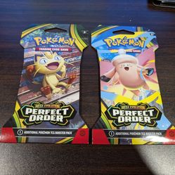 Pokemon Perfect Order Boosters, Bundles, and Blisters