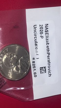 2020. Uncirculated 1 dollar coin