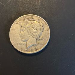 1935 S Silver Peace Dollar