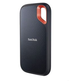SANDISK 2TB Extreme Portable SSD - Up to 1050MB/s, USB-C, USB 3.2 Gen 2, IP65 Water and Dust Resistance, Updated Firmware - External Solid