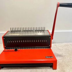 Heavy Duty IBICO A4-PB Manual Comb Binding Machine