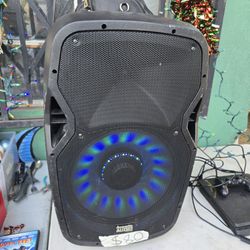 Acoustic Audio AA15LBS Powered 1000W Bluetooth & USB Flashing LED Loud Speaker 