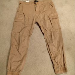 Cotton On Urban Jogger Cargo Pants 38 / Tan / New