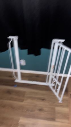 Baby gate with doggy door