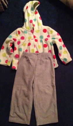 2 piece fleece set-size 24 months
