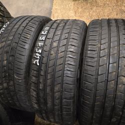 3 Tires 245.45.20 Atlander X Sport 90 % Tread Dot 4524