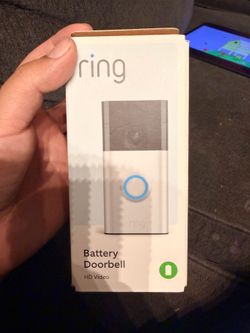 Ring battery doorbell