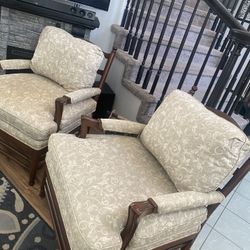 Set Of 2 French Style Sofas 