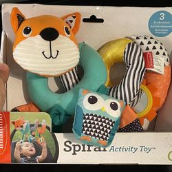 Infantino Spiral Activity Toy For Car Seat And Or Play Mat