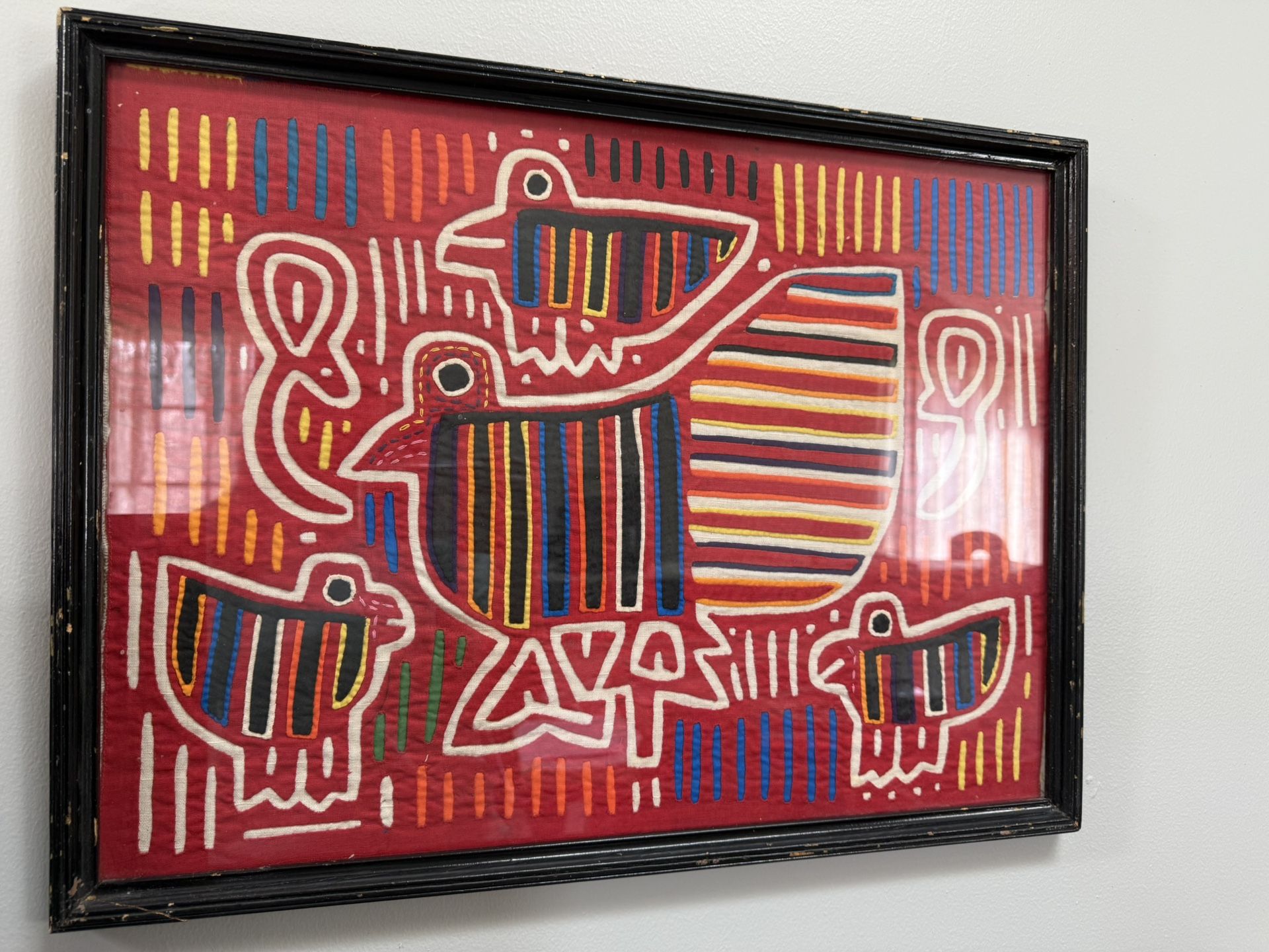 Vintage Panamanian Mola Artwork