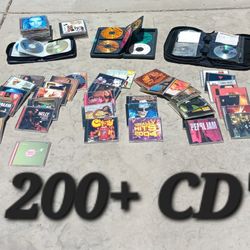 Amazing Music Collection 200+ CD's Hip-Hop, Rock, Etc!