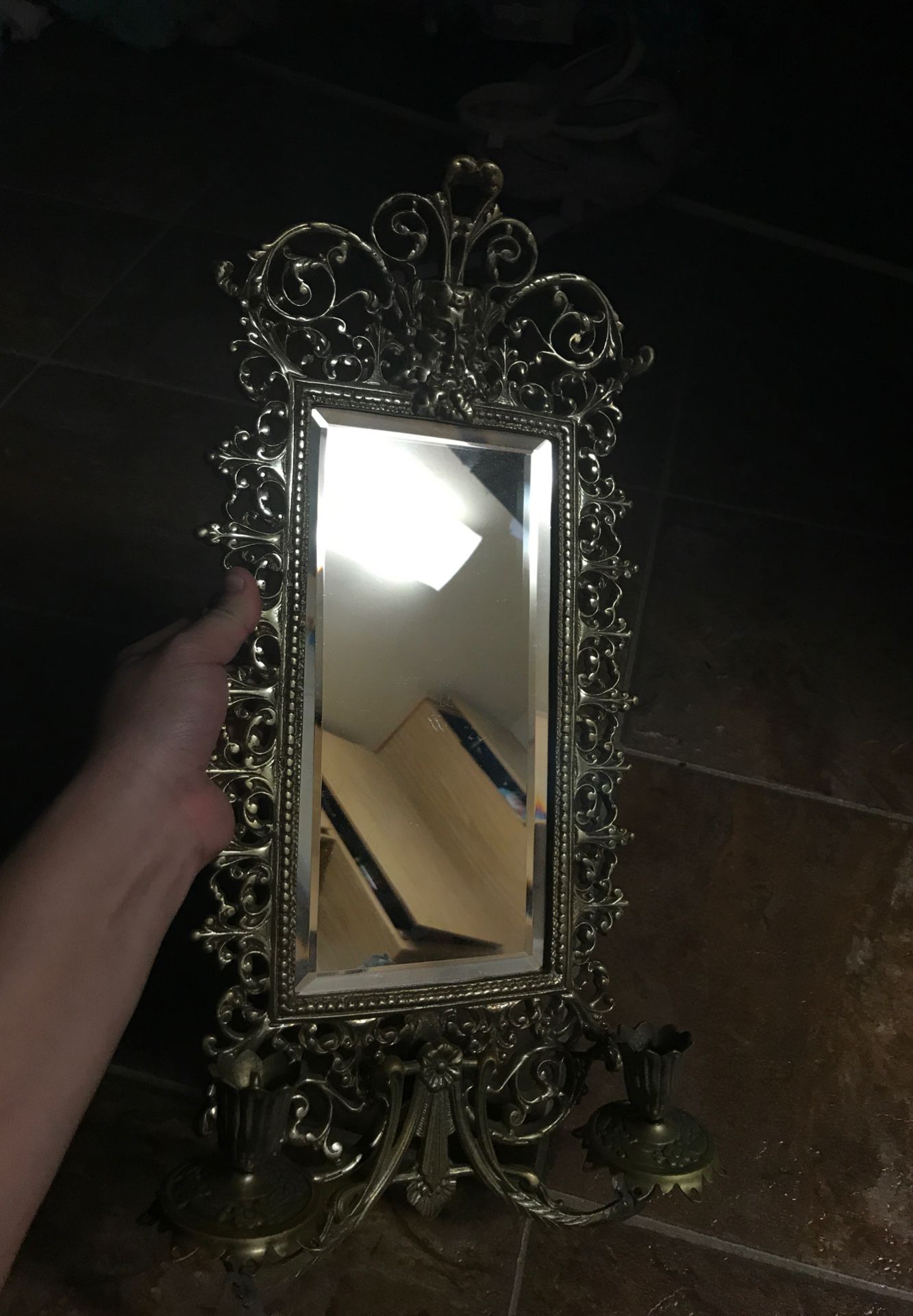 Hanging frame with crystals - $70