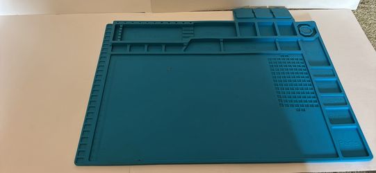 Resistant Silicone Soldering Mat Anti Static Magnetic Electronic Repair Work Mat for Workbench,Cell Phone Laptop Repair